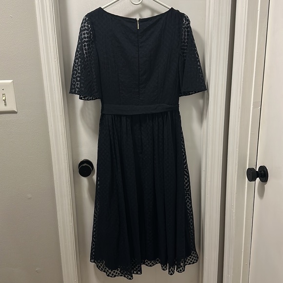 Kate Spade Burnout Flutter-Sleeve Dress - Picture 3 of 4